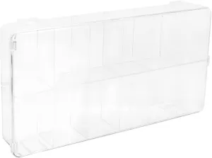 Multi-Compartment Transparent Doll Display Box High-Transparency Action Figure Storage Case Model Showcase for Collectibles and Toys for Figures and Dolls