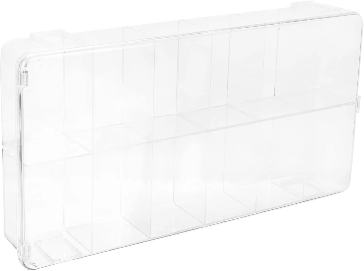 Multi-Compartment Transparent Doll Display Box High-Transparency Action Figure Storage Case Model Showcase for Collectibles and Toys for Figures and Dolls