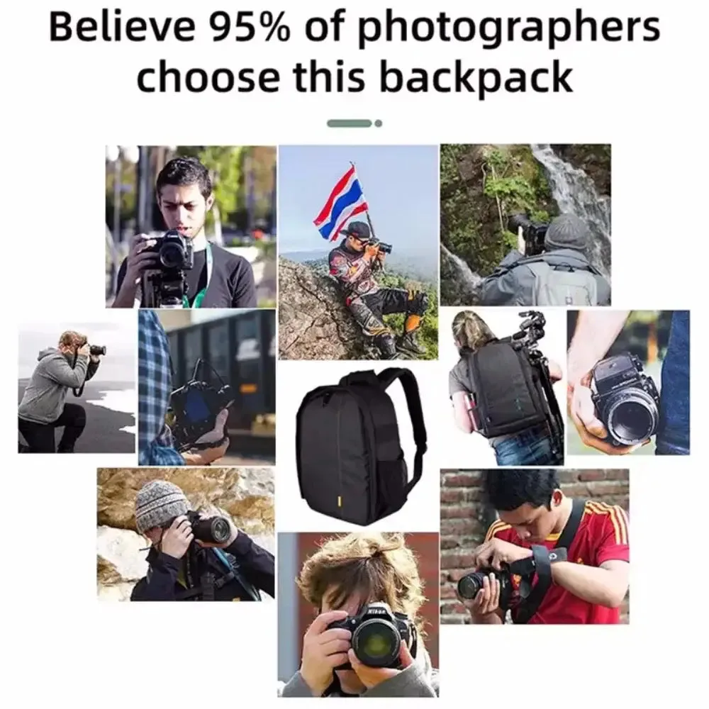 Multi-functional Outdoor Camera Backpack Waterproof DSLR Bag