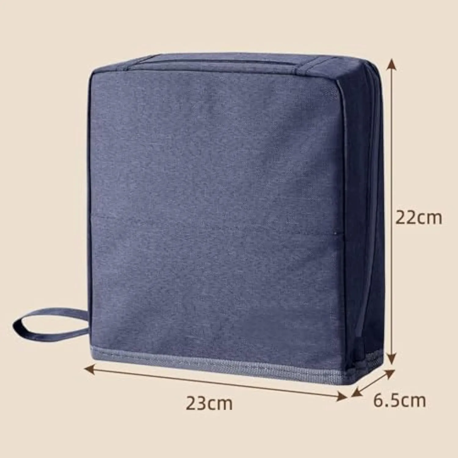 Multi-Purpose Large Capacity Oxford Cloth Standing Makeup Bag - Waterproof Cosmetic Organizer with Compartments, Travel Toiletry Bag, Black Standing Makeup Pouch for Storage (Purple)