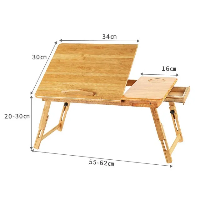 Multifunction Adjustable Desk for Work and Recreation Use