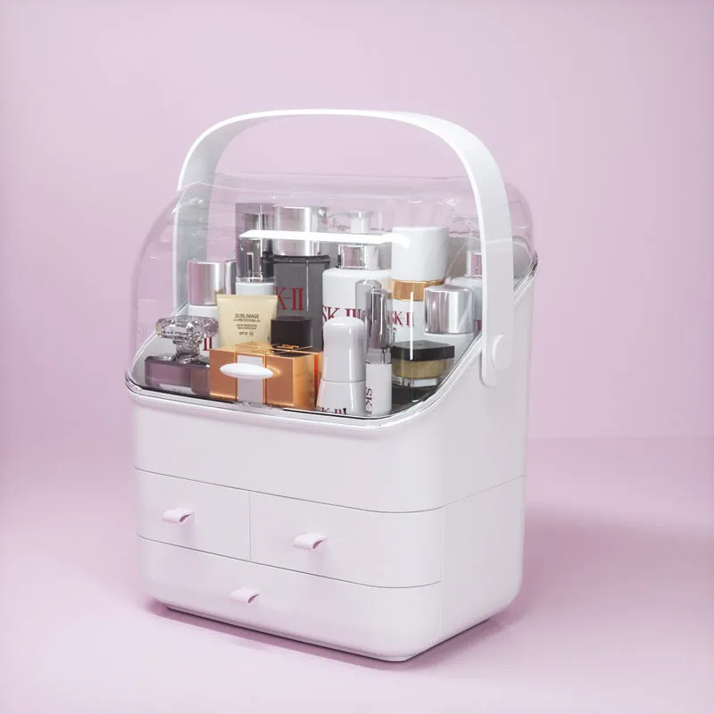 Multifunctional Transparent Makeup Storage Box