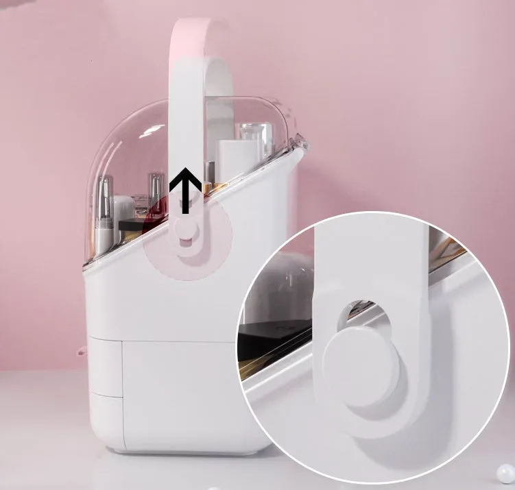 Multifunctional Transparent Makeup Storage Box