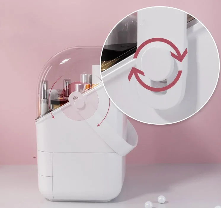 Multifunctional Transparent Makeup Storage Box