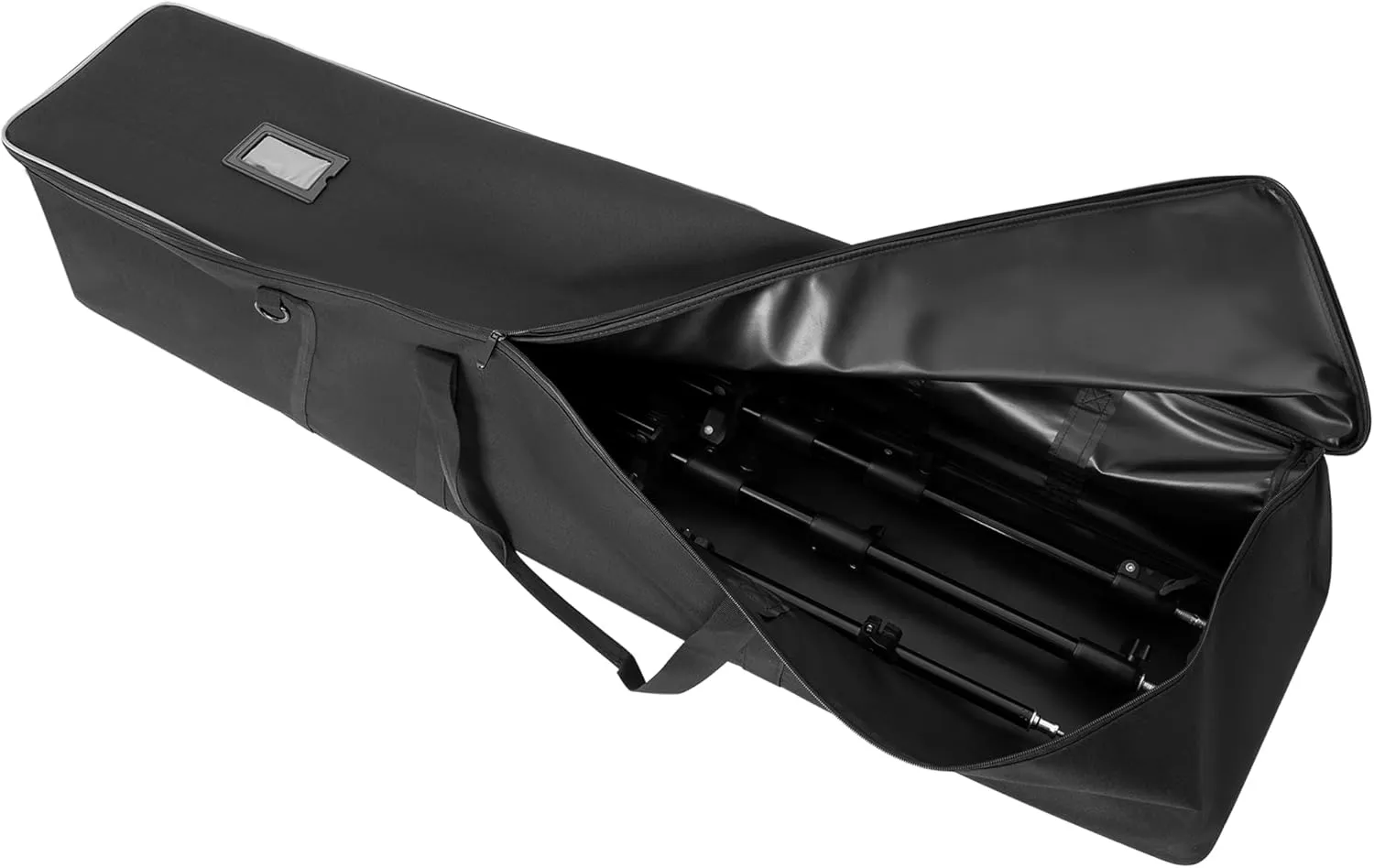 Multifunctional Tripod Bag 50 X 10 X 10 Inches / 127 X 25.5 X 25.5 cm Heavy Duty Tripod Carrying Case with Handle for Lights, Speakers, Cameras, Booms, Microphone Stands, Black