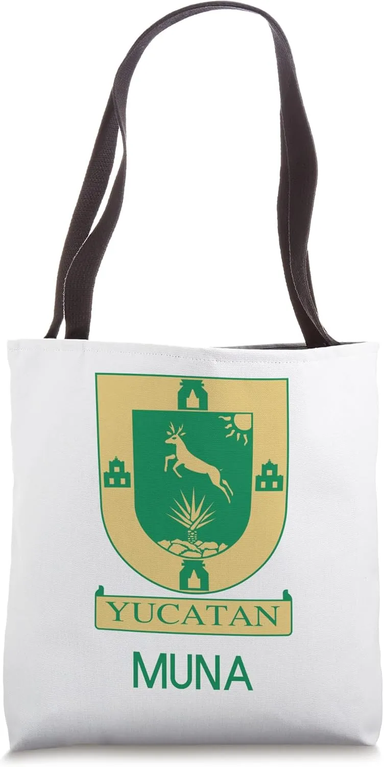Muna Yucatan Estado De Mexico Escudo Eagle Aguila Tote Bag