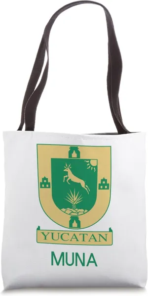 Muna Yucatan Estado De Mexico Escudo Eagle Aguila Tote Bag