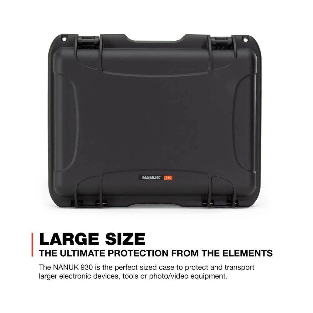 NANUK 930 - Black(Cubed Foam)