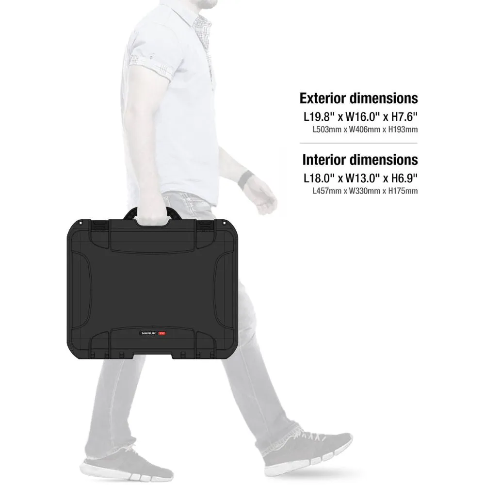 NANUK 930 - Black(Cubed Foam)