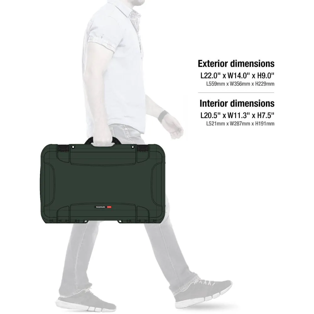 Nanuk 935 - Olive Green (Empty)