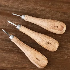 Natural Handle Diamond Stitching Awl