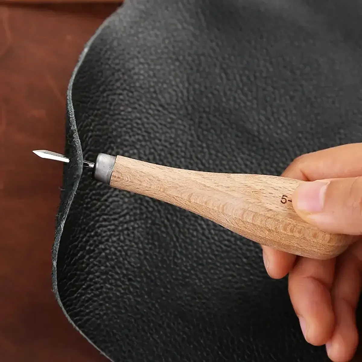 Natural Handle Diamond Stitching Awl