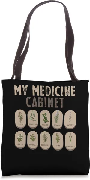 Natural Healing Plants Medicinal Herbs for Herb Doctors Tote Bag