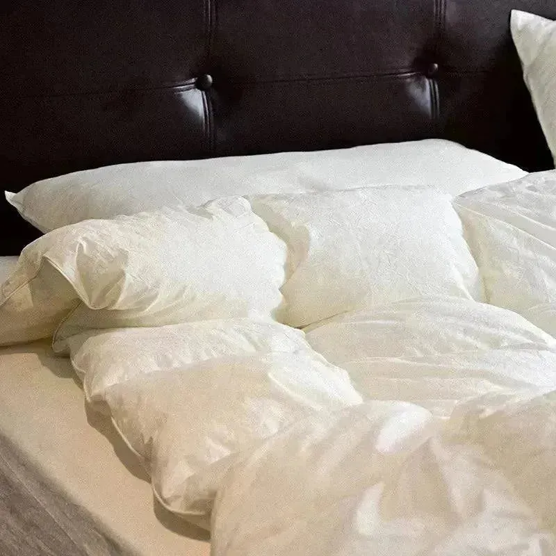 Natural Plant Fiber Quilted Duvet Insert