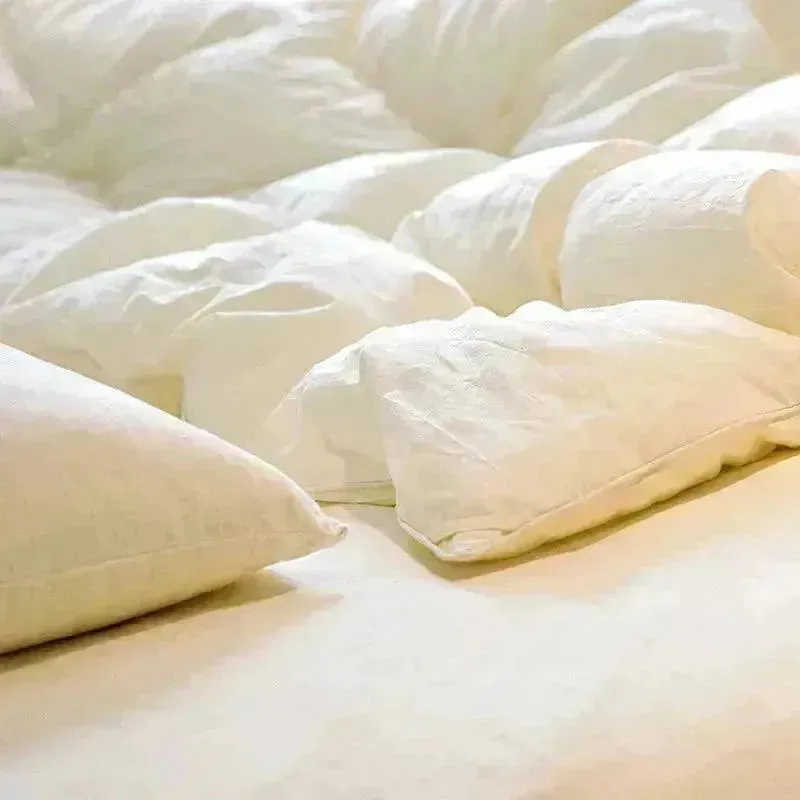 Natural Plant Fiber Quilted Duvet Insert