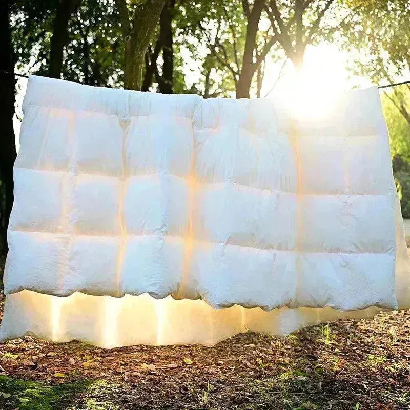 Natural Plant Fiber Quilted Duvet Insert