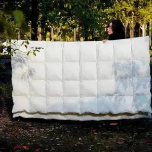 Natural Plant Fiber Quilted Duvet Insert