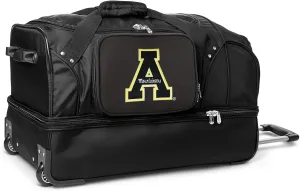 NCAA Appalachian State Mountaineers Rolling Drop-Bottom Duffel Bag
