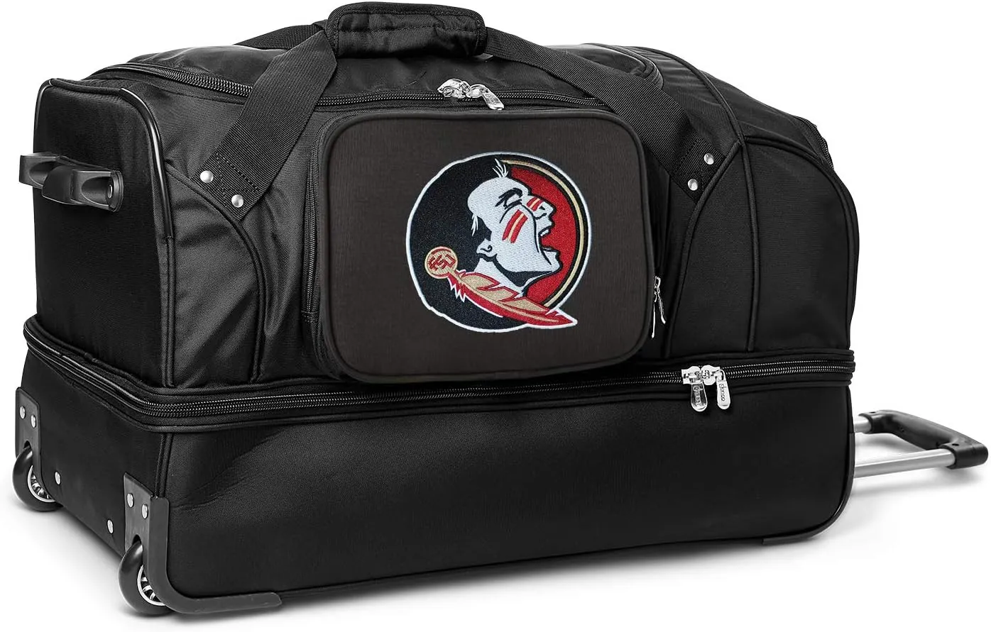 NCAA Florida State Seminoles Rolling Drop-Bottom Duffel Bag