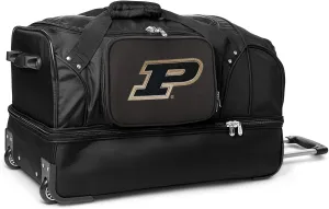 NCAA Purdue Boilermakers Rolling Drop-Bottom Duffel Bag