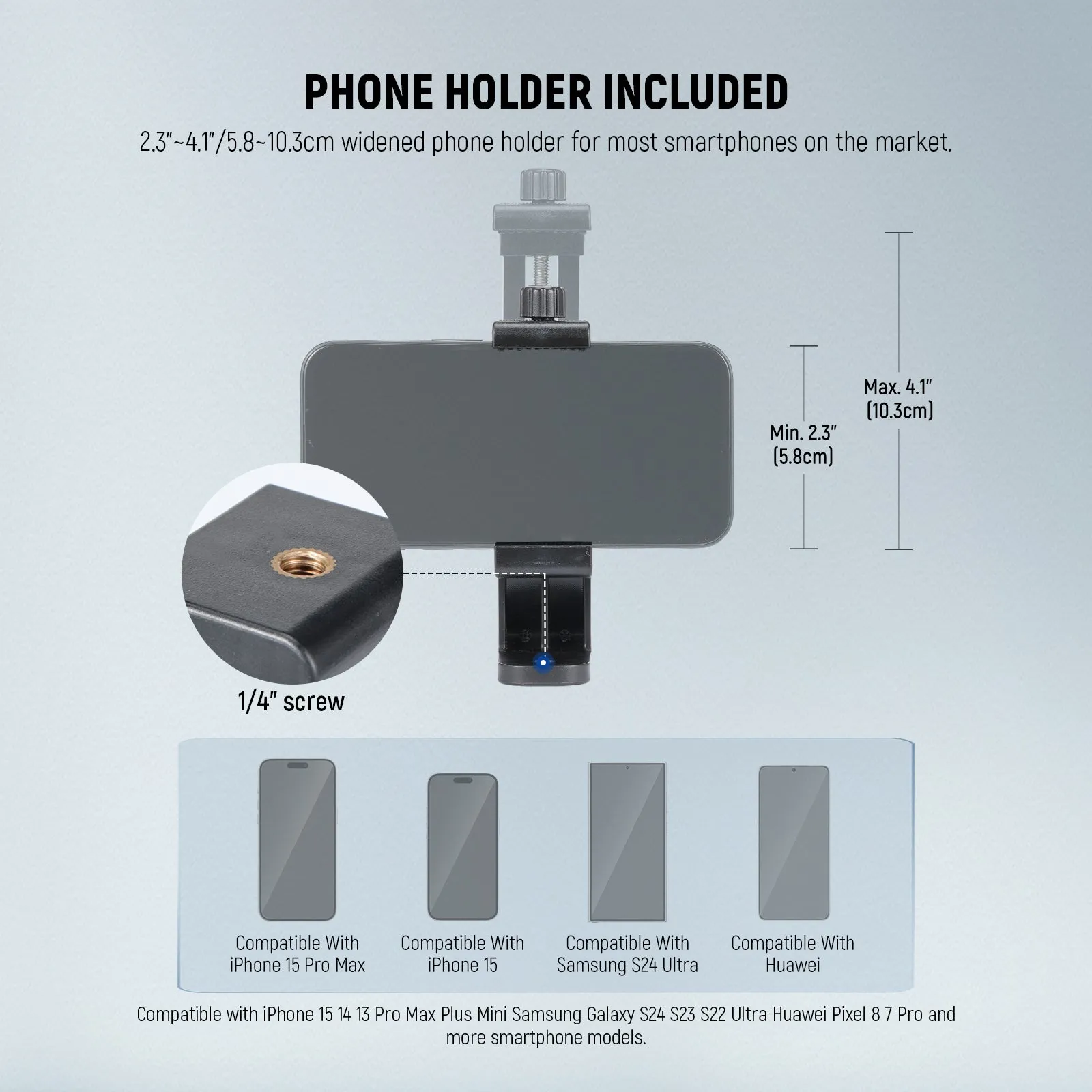 NEEWER TP02 Desktop Mini Tripod for Phone & Camera