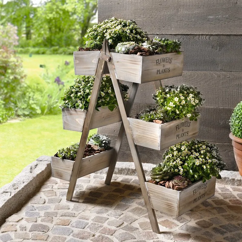 New in box! Assembled Amory Foldable Plant Stand by Ophelia & Co, Retails $170 
