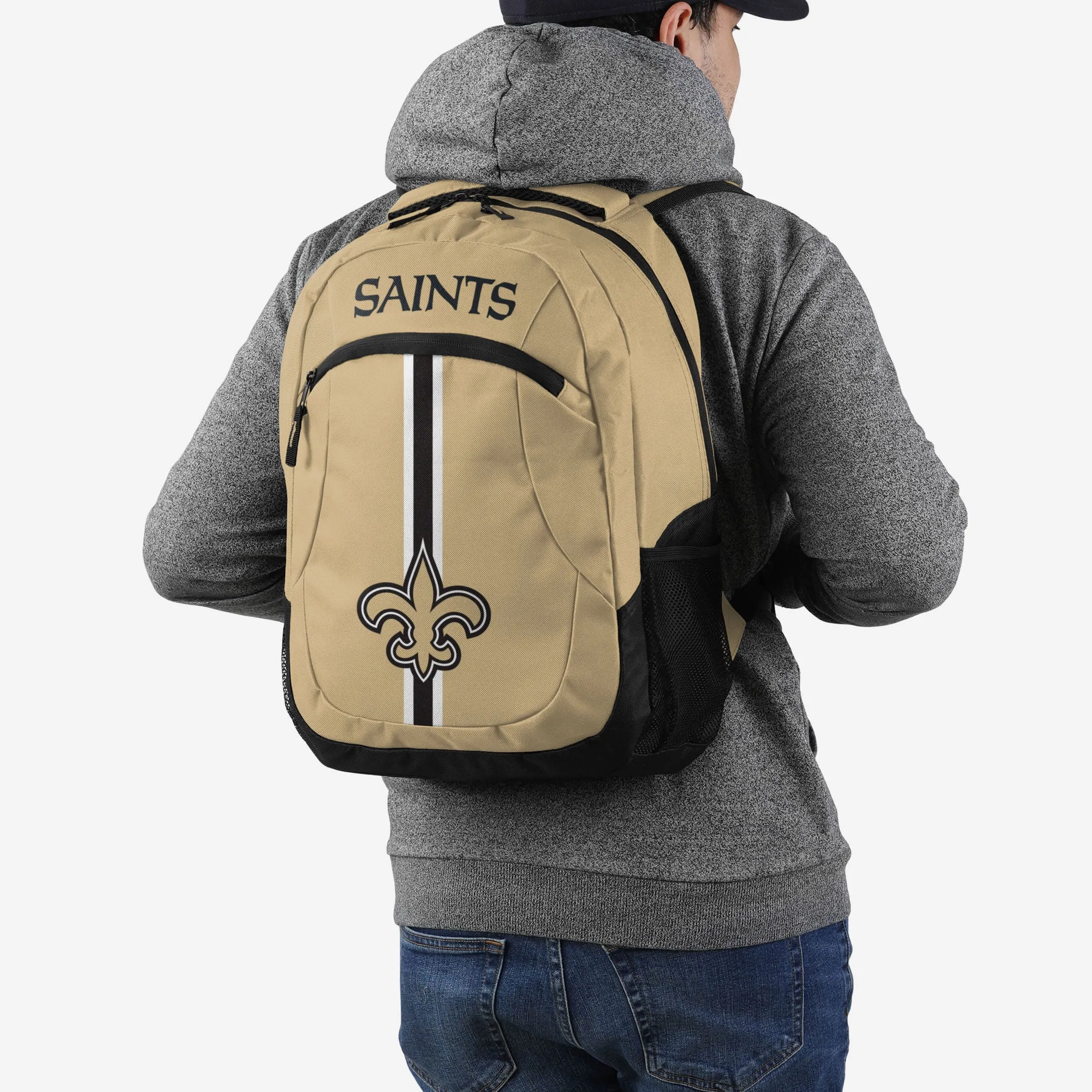 New Orleans Saints Old Gold Alternate Color Action Backpack