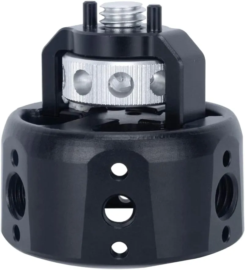 NICEYRIG Mini Top/Side Handle Grip for ARRI Mount, Wheel Shape Handy Handgrip Applicable for DSLR Camera Cage - 526