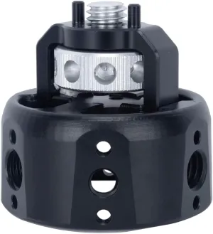 NICEYRIG Mini Top/Side Handle Grip for ARRI Mount, Wheel Shape Handy Handgrip Applicable for DSLR Camera Cage - 526