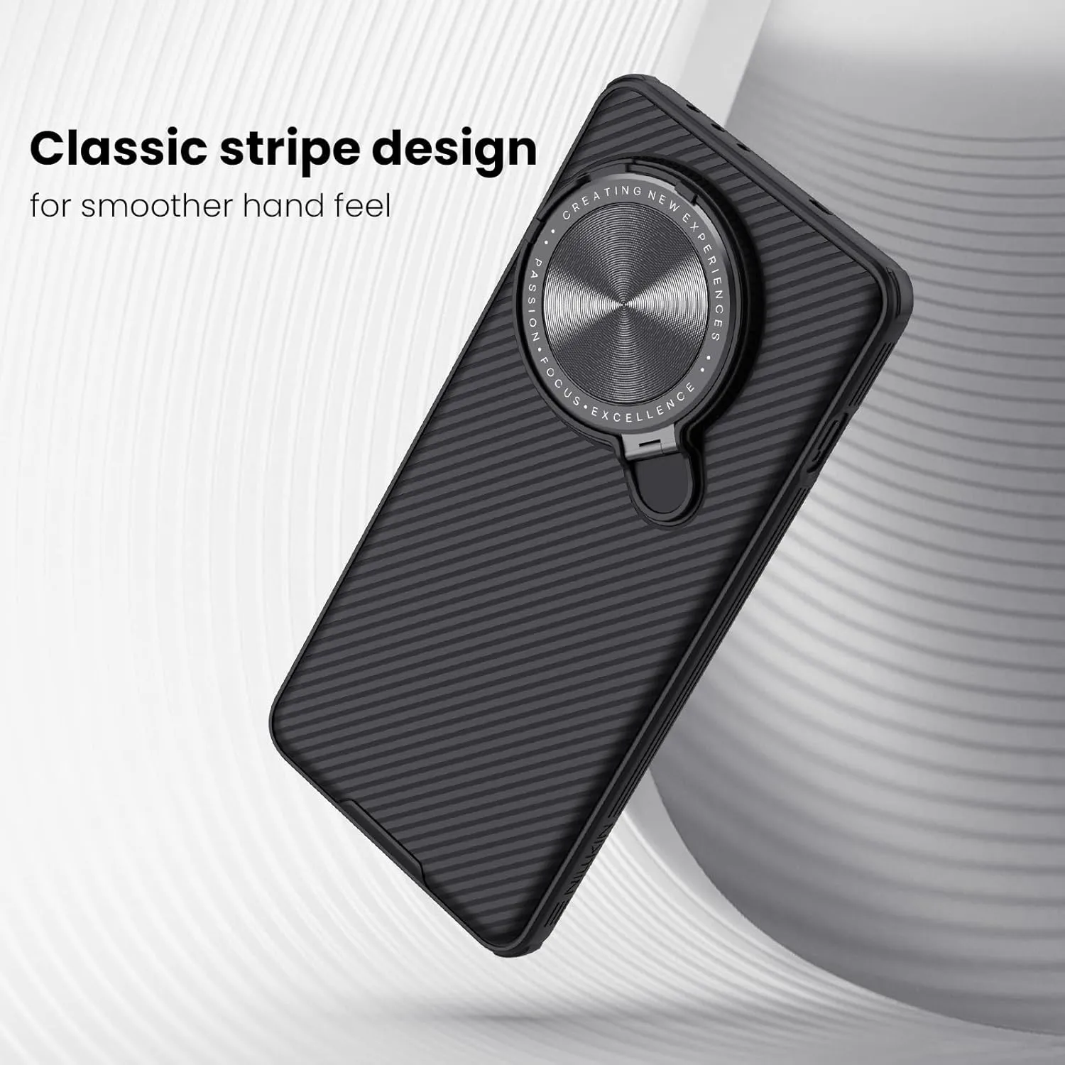 Nillkin Magnetic for OnePlus 13 Case, Compatible with MagSafe, Thin Slim Fit Case with Upgrade Camera Cover and Kickstand, Camshield Prop Case for OnePlus 13, Black