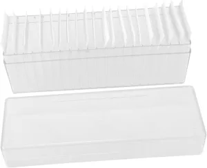 NOLITOY 1 Set Jewelry Storage Box Jewelry Necklace Earrings Select Ring and Necklace Travel Earring Boxes Travel Ring Holder Clear Bag Jewlery Organizer Plastic Transparent