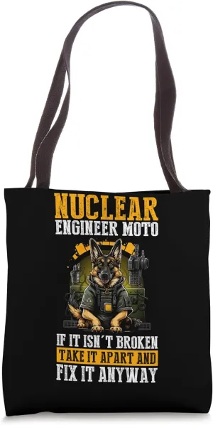 Nuclear Energy Quote for Nuclear Power Tote Bag