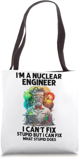 Nuclear Specialist for Atomic Energy and Clean Energy Tote Bag