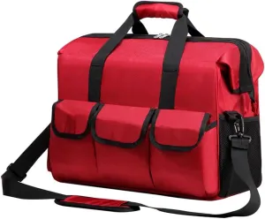 Nurse Doctor Duffle Bag Medical Nursing College School Student Essentials Supplies Home Health Nurse Clinical Duffel Bag Work Nursing Cna Accessories Gift New Er Lpn Rn Professional Assistant (red)