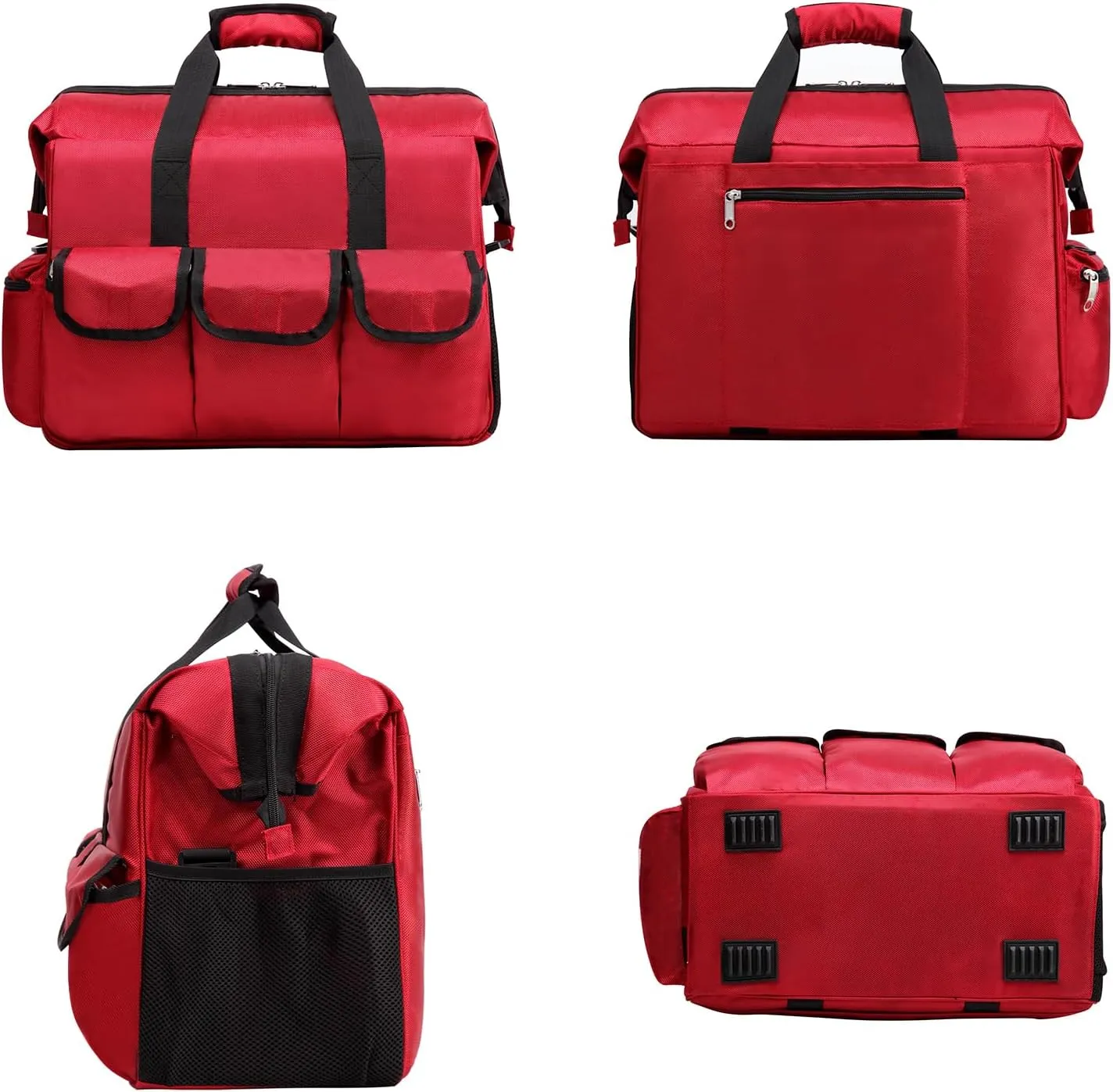 Nurse Doctor Duffle Bag Medical Nursing College School Student Essentials Supplies Home Health Nurse Clinical Duffel Bag Work Nursing Cna Accessories Gift New Er Lpn Rn Professional Assistant (red)