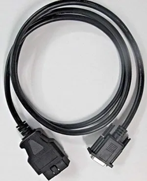 OBD-II OBD2 Cable Fits Bartec USA TPMS Activation Scan Tool Tech400 , Tech400PRO, WHEELRITE, Tech400SD, Tech500, Tech300Pro, Tech300ProC Aftermarket Replacement