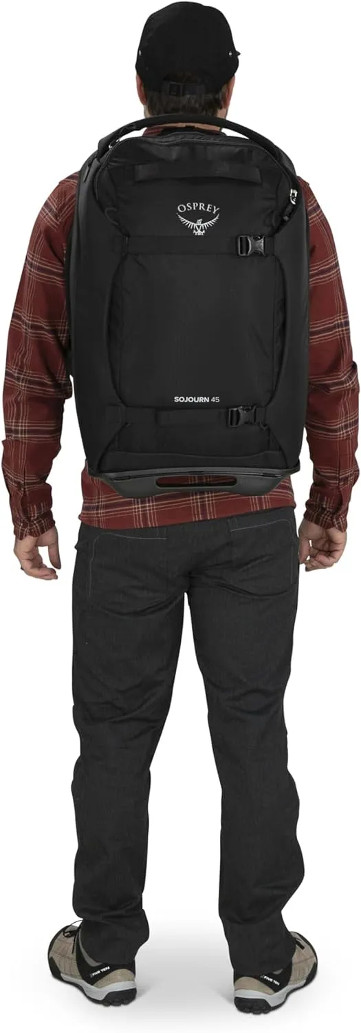Osprey Sojourn 22"/45L Wheeled Travel Backpack with Harness, Black