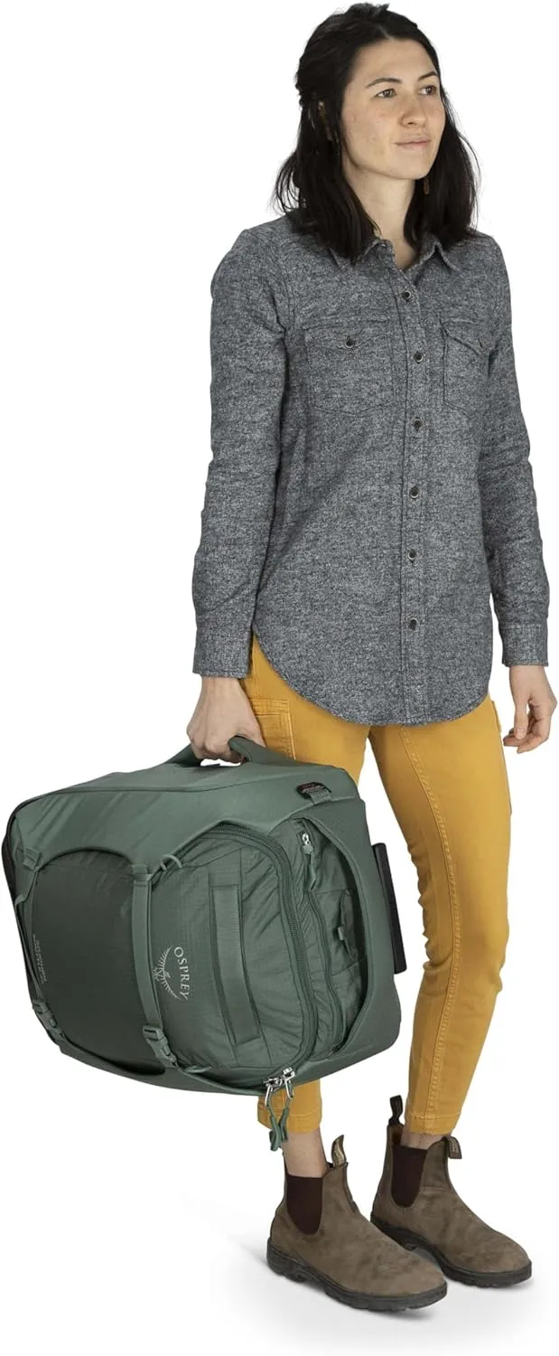 Osprey Sojourn 22"/45L Wheeled Travel Backpack with Harness, Koseret Green