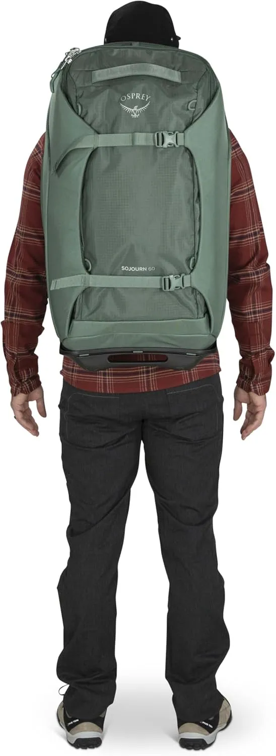 Osprey Sojourn 22"/45L Wheeled Travel Backpack with Harness, Koseret Green