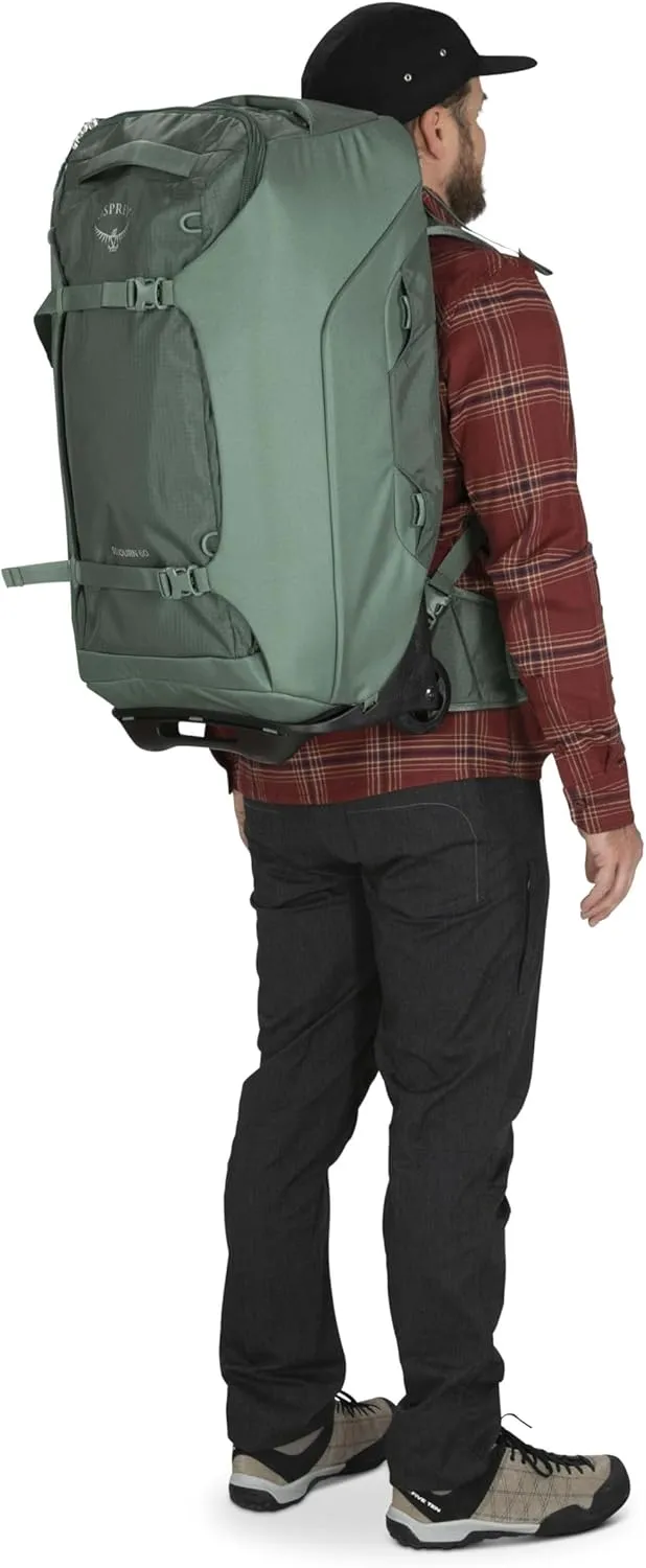 Osprey Sojourn 22"/45L Wheeled Travel Backpack with Harness, Koseret Green