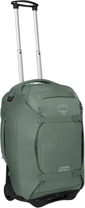 Osprey Sojourn 22"/45L Wheeled Travel Backpack with Harness, Koseret Green
