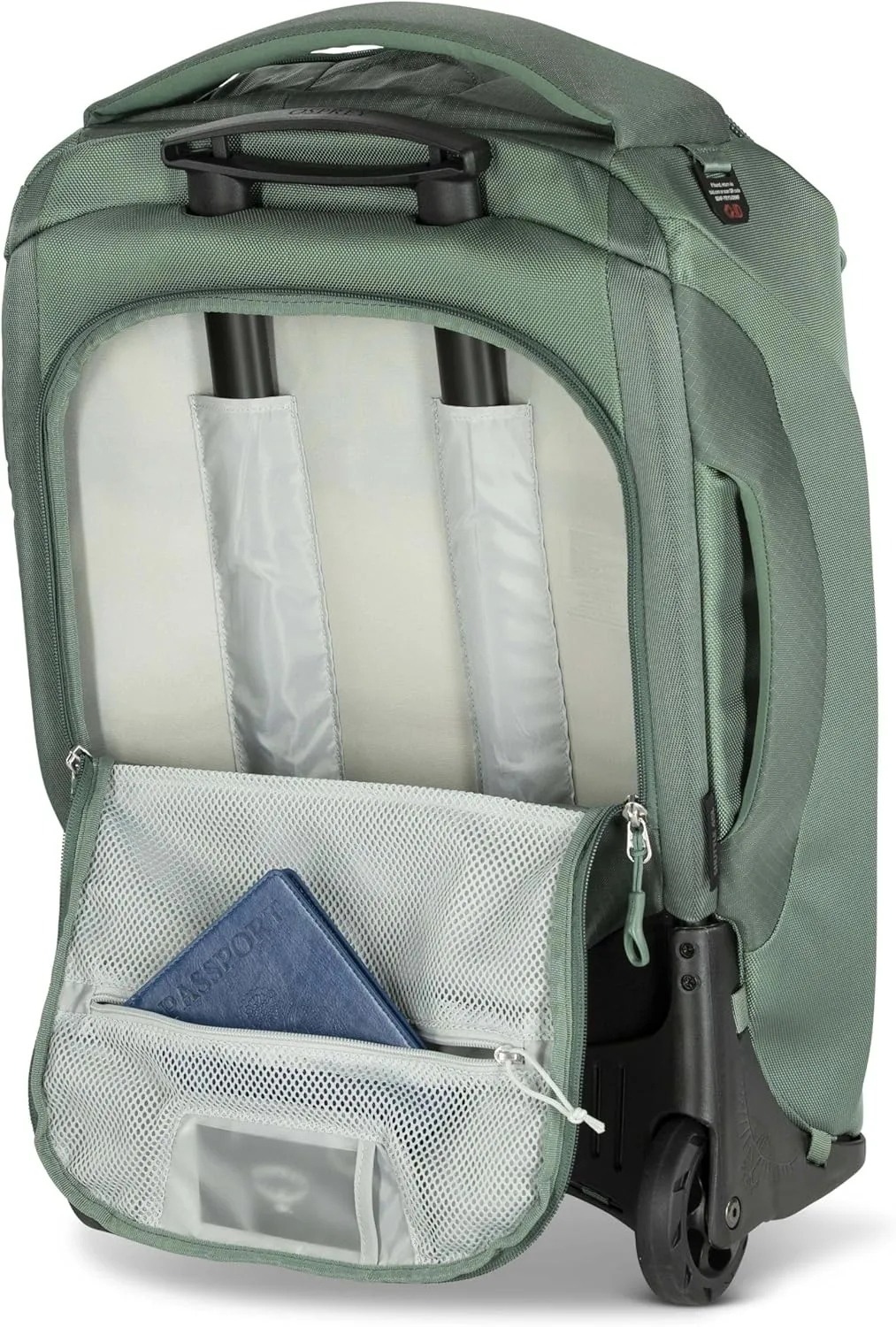 Osprey Sojourn 22"/45L Wheeled Travel Backpack with Harness, Koseret Green