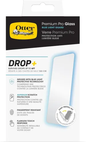 OtterBox iPhone 15 Pro (Only) Premium Pro Screen Protector, Filters Blue Light, Precision Fit, Easy Installation