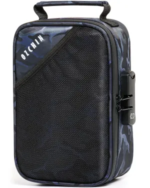 OZCHIN Smell Proof Case with Combination Lock - 9.5" x 6" x 3.5" File Organizer Container, Medicine Bag for Travel and Storage