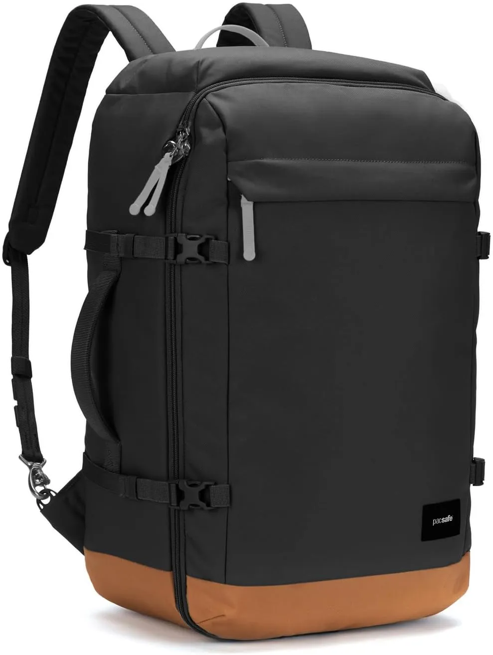 Pacsafe GO Anti Theft 44L Carry-on Backpack, Jet Black