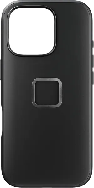 Peak Design Mobile Everyday Case Compatible with iPhone 16 Pro - Black