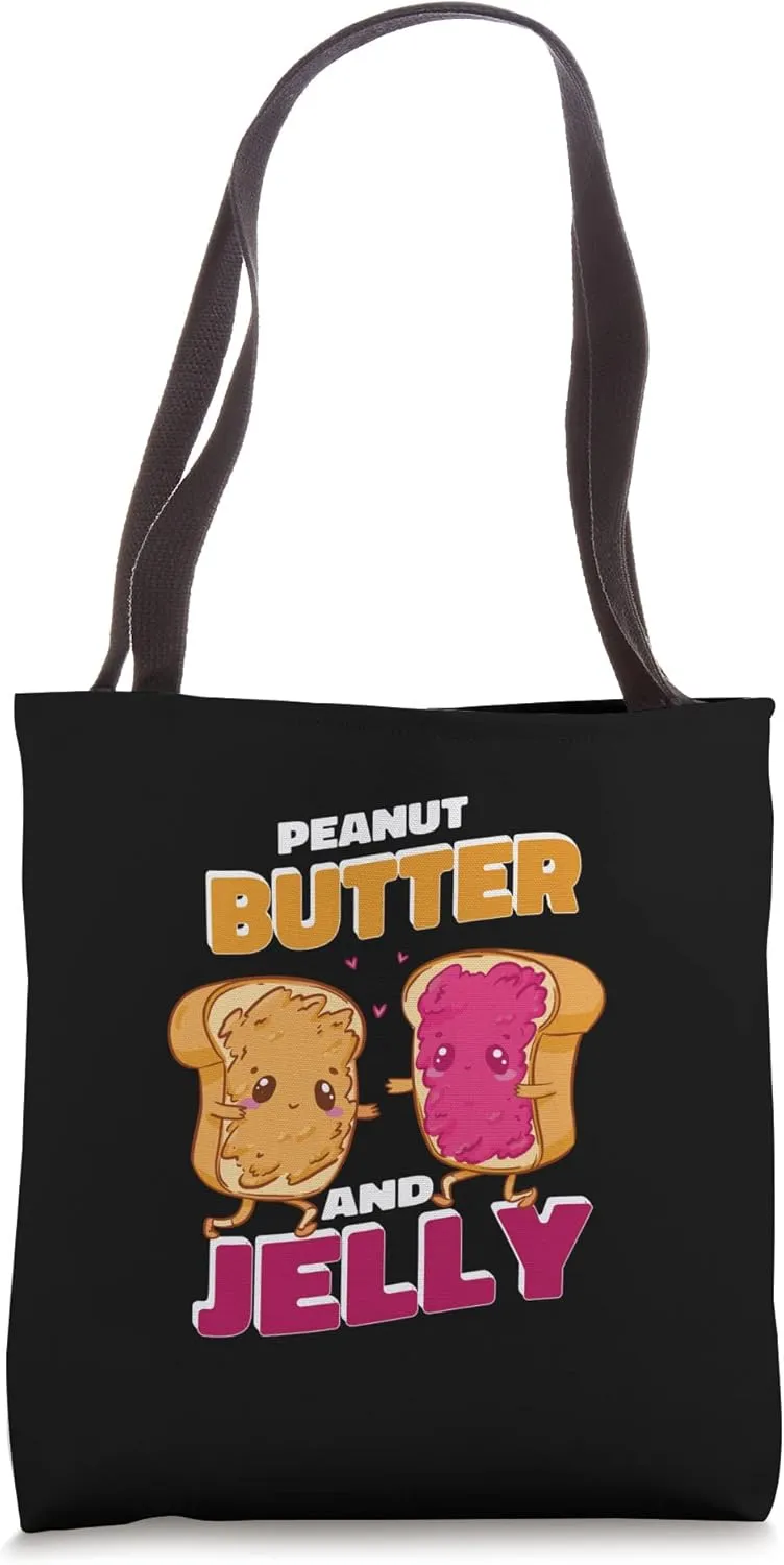 Peanut Butter And Jelly Edible Plant Seed Peanut Tote Bag