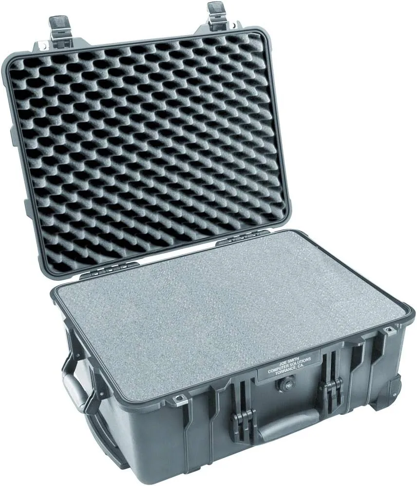 Pelican 1610 Case With Foam (Black), Model:1610-020-110
