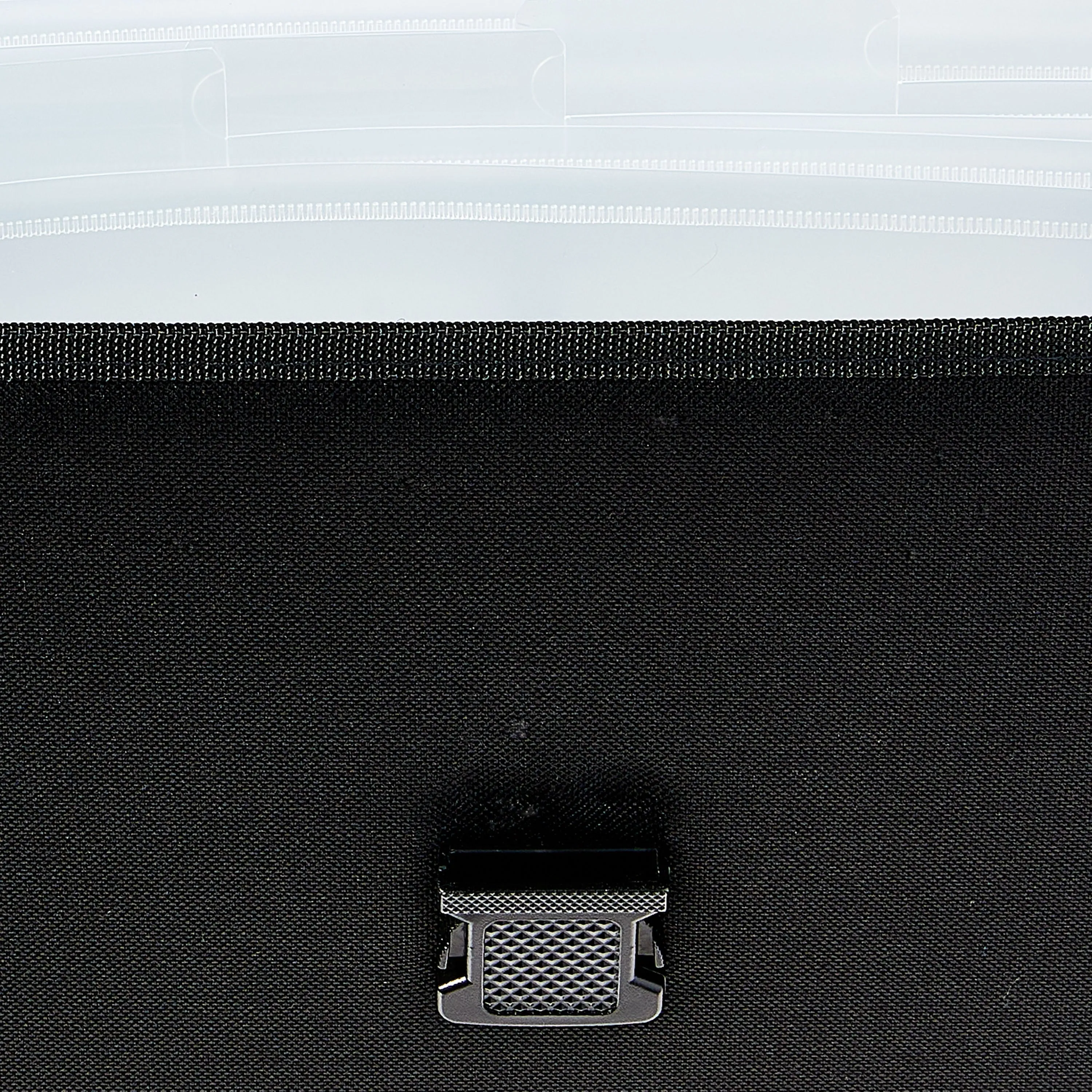 Pen Gear Expanding File Organizer, Black Fabric, 26 Pockets and Top Ha