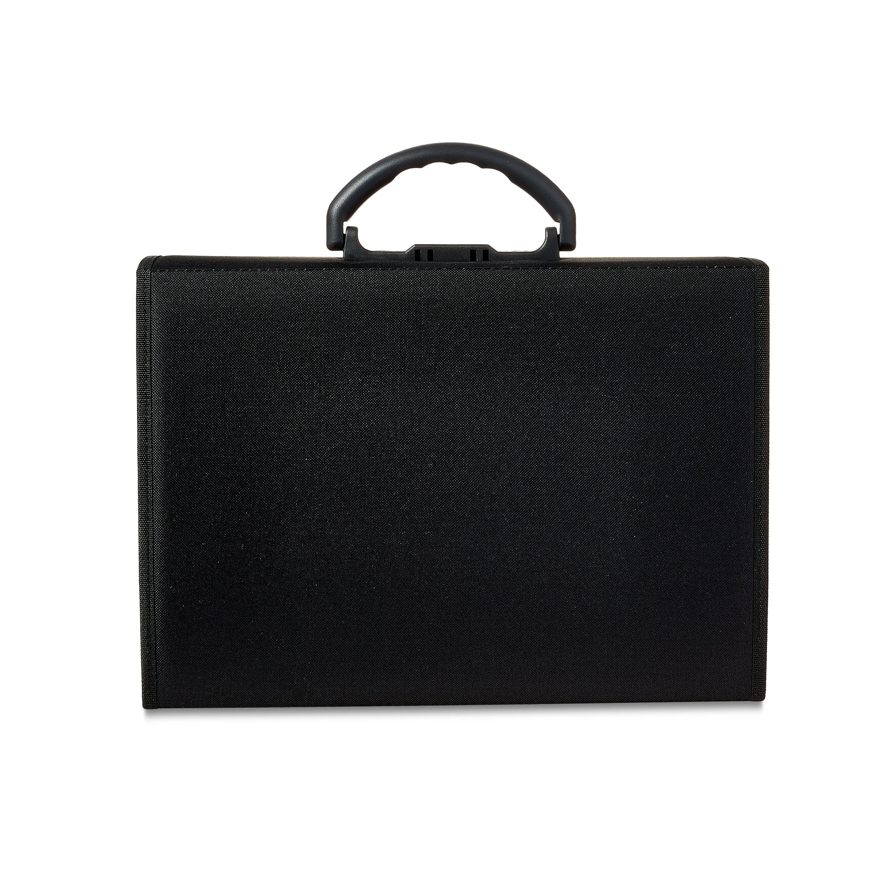 Pen Gear Expanding File Organizer, Black Fabric, 26 Pockets and Top Ha